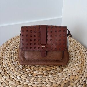 Brown Crossbody Leather Bag